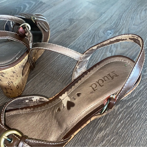Mudd Sandals | Wedge | Brown | US 8 - Picture 5 of 8
